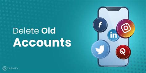delete old accounts online.